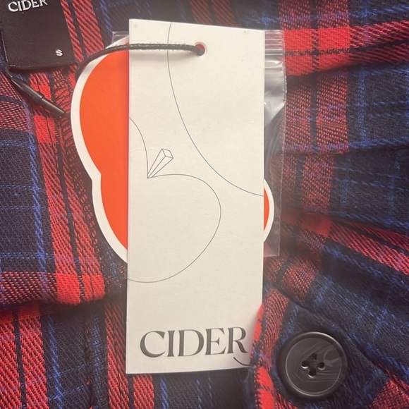 Cider brand size S high waist button front pants-NWT - Picture 6 of 7